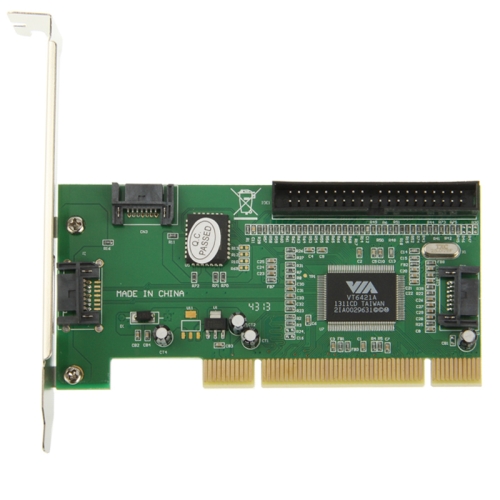 PCI SATA to IDE Serial ATA Card / Controller Card - Click Image to Close